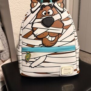 Loungefly Scooby-Doo Mummy Backpack in Brown and White